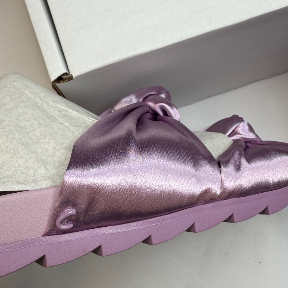 Circus NY by Sam Edelman Estelle Double Knotted Footbed Sandals- Orchid- Size 12 - Picture 11 of 13